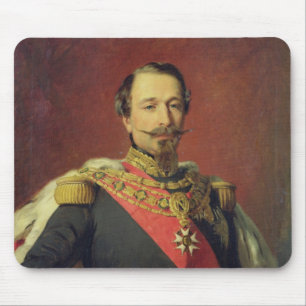Portrait of Emperor Louis Napoleon III Mouse Pad