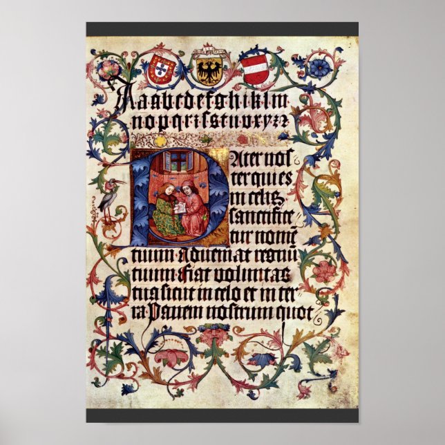 Portrait Of Emperor Maximilian I And His Teacher B Poster (Front)