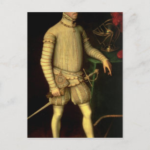 Portrait of Emperor Maximilian II  1557 Postcard
