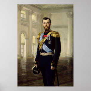 Portrait of Emperor Nicholas II, 1900 Poster