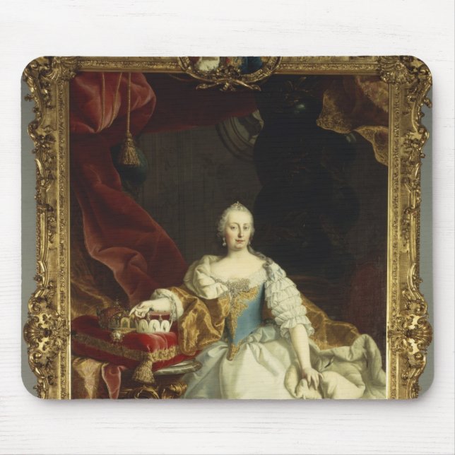Portrait of Empress Maria Theresa Mouse Pad (Front)