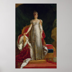 Portrait of Empress Marie Louise of France Poster