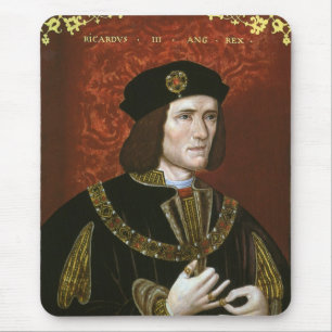 Portrait of English King Richard III Mouse Pad