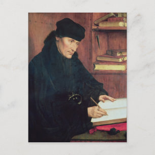 Portrait of Erasmus of Rotterdam Postcard