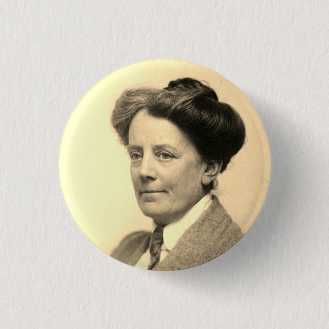 Portrait of Ethel Smyth (1922) 3 Cm Round Badge (Front)