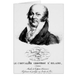 Portrait of Etienne Geoffroy Saint-Hilaire