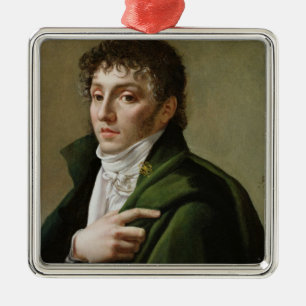 Portrait of Etienne-Henri Mehul 1799 Metal Tree Decoration