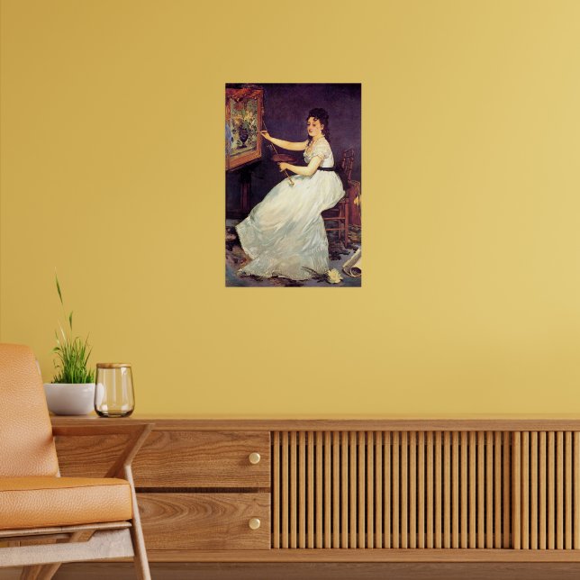 Portrait of Eva Gonzales Poster (Living Room 2)