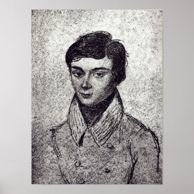 Portrait of Evariste Galois Poster (Front)