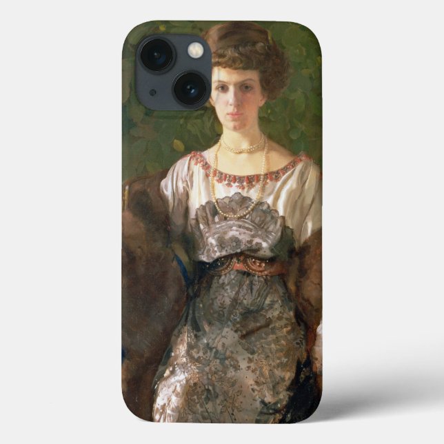 Portrait of Ewfimia Nosova, 1911 Case-Mate iPhone Case (Back)