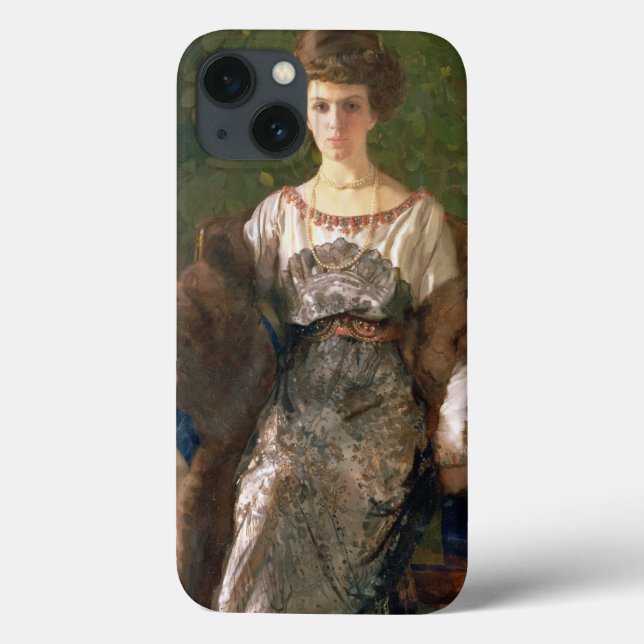 Portrait of Ewfimia Nosova, 1911 Case-Mate iPhone Case (Back)