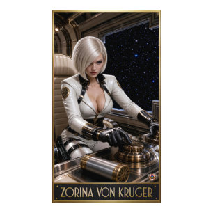 Portrait Of Exculidian VII Navigator Zorina Kruger Photo Print