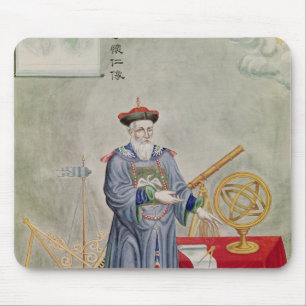 Portrait of Father Ferdinand Verbiest Mouse Pad