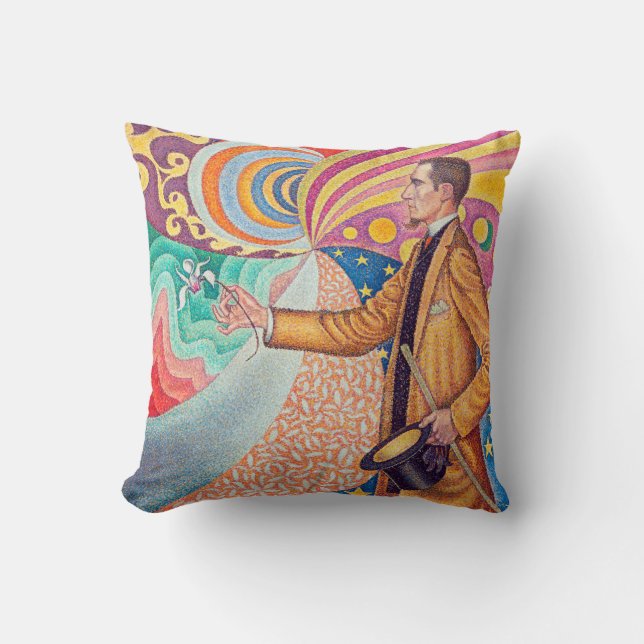 Portrait of Felix Feneon, Signac Cushion (Front)