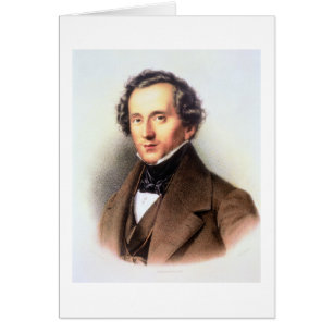Portrait of Felix Mendelssohn (1809-47) (litho)