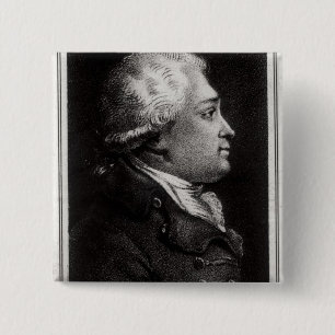 Portrait of Felix Vicq d'Azyr 15 Cm Square Badge