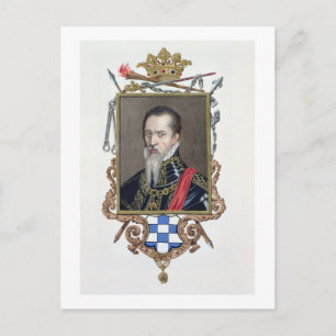 Portrait of Ferdinand Alvarez de Toledo Duke of Al Postcard