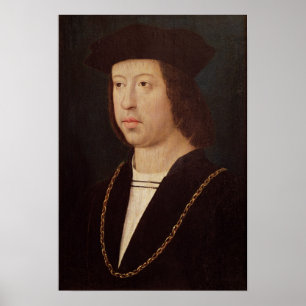 Portrait of Ferdinand II  King of Spain Poster