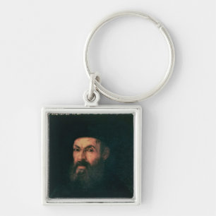 Portrait of Ferdinand Magellan Key Ring