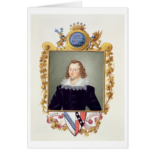 Portrait of Ferdinando Stanley (1559-94) 5th Earl (Front)