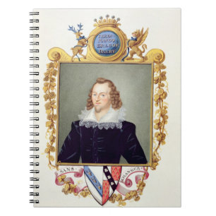 Portrait of Ferdinando Stanley (1559-94) 5th Earl Spiral Notebook