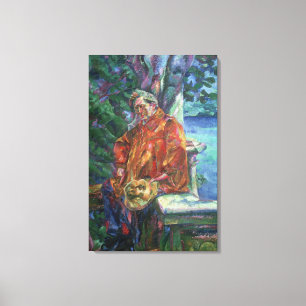 Portrait of Ferruccio Busoni (1866-1924) 1916 (oil Canvas Print