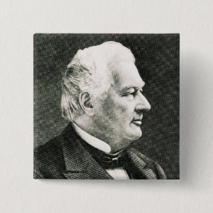 Portrait of Fillmore Millard 15 Cm Square Badge