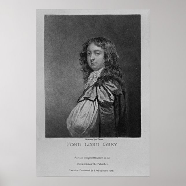 Portrait of Ford, Lord Grey of Warke Poster (Front)