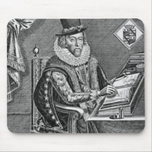 Portrait of Francis Bacon (1561-1626) Viscount of Mouse Pad