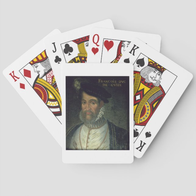 Portrait of Francois, 2nd Duke Guise (1519-63) Fre Playing Cards (Back)