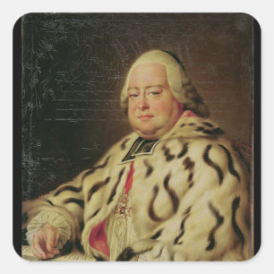 Portrait of Francois-Camille de Lorraine c.1769 Square Sticker