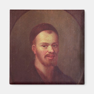 Portrait of Francois Rabelais , French satirist Magnet