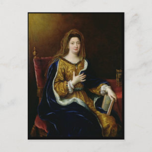 Portrait of Francoise d'Aubigne  Marquise Postcard