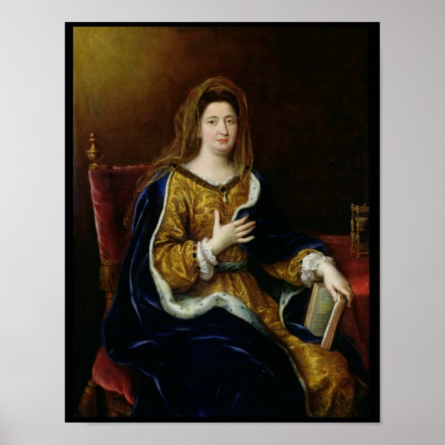 Portrait of Francoise d'Aubigne  Marquise Poster (Front)
