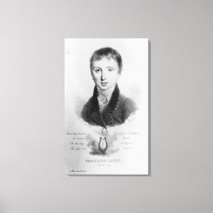 Portrait of Franz Liszt (1811-86) aged 11 (engravi Canvas Print