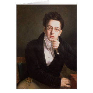 Portrait of Franz Schubert , Austrian composer