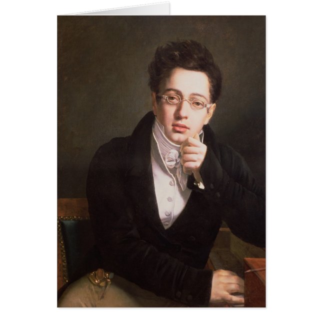 Portrait of Franz Schubert , Austrian composer (Front)