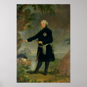 Portrait of Frederick II the Great, 1772 Poster