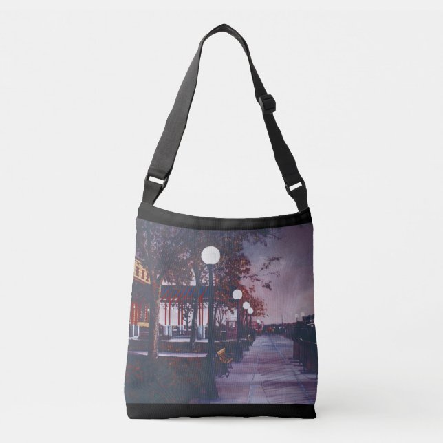 Portrait of Freedom, Ellis Island Crossbody Bag (Front)