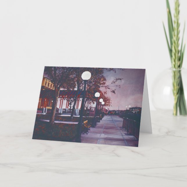 Portrait of Freedom, Ellis Island, USA Greeting Ca Card (Front)