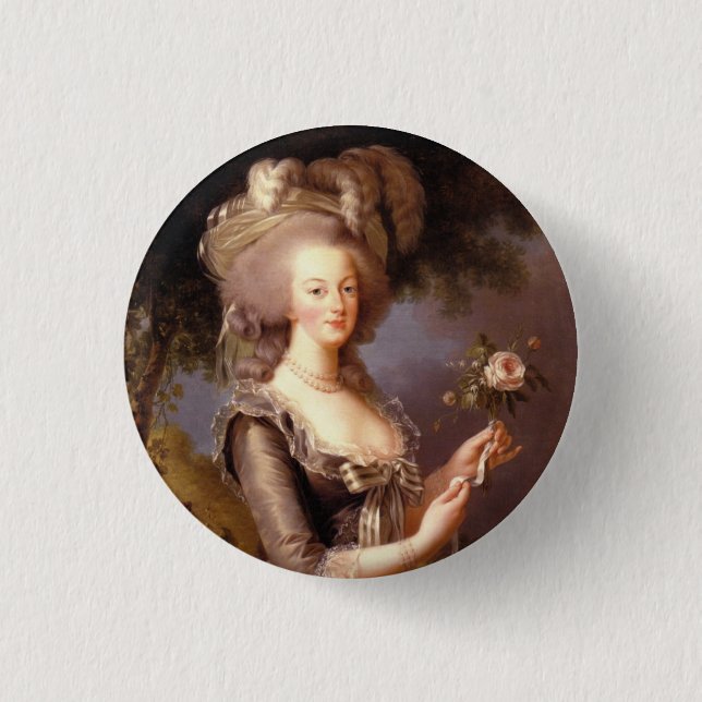 Portrait of French Queen, Marie Antoinette 3 Cm Round Badge (Front)
