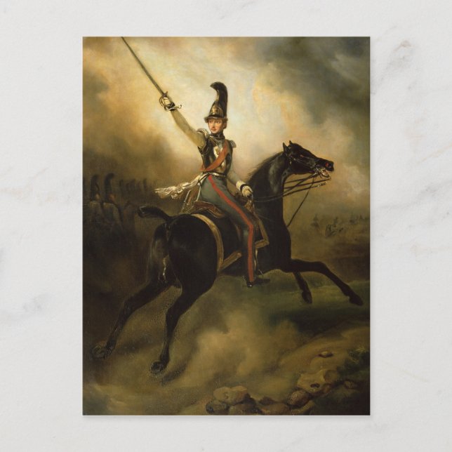 Portrait of Friedrich Heinrich  1830 Postcard (Front)