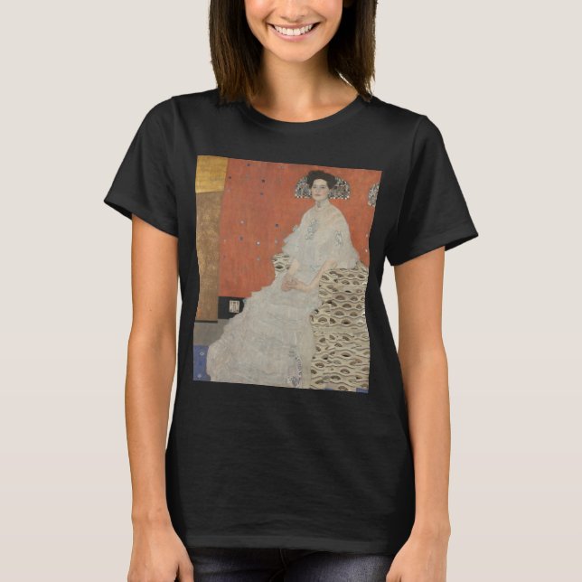Portrait of Fritza Riedler by Gustav Klimt T-Shirt (Front)