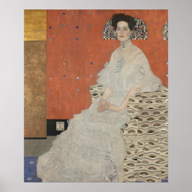 Portrait of Fritza Riedler — Gustav Klimt (1906) Poster (Front)