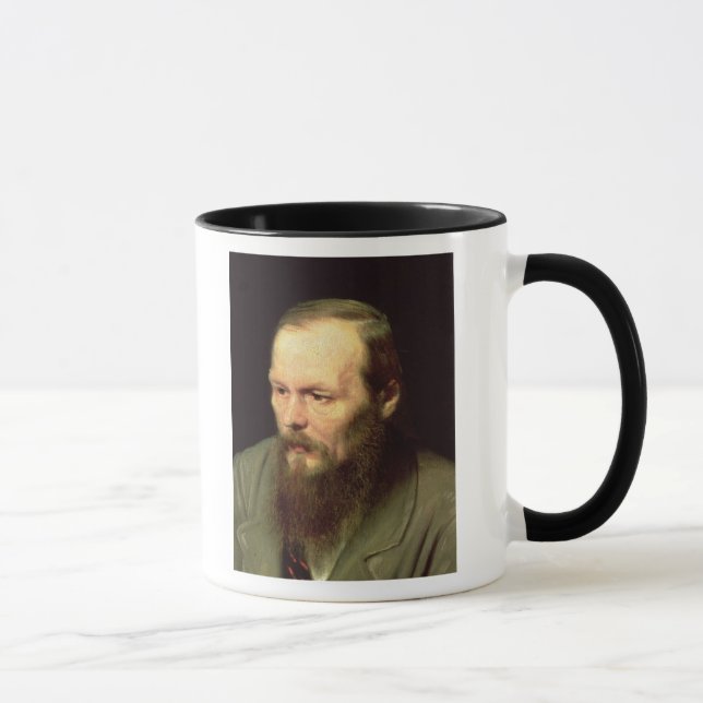 Portrait of Fyodor Dostoyevsky  1872 Mug (Right)