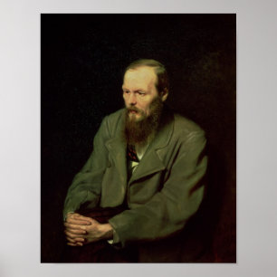 Portrait of Fyodor Dostoyevsky 1872 Poster