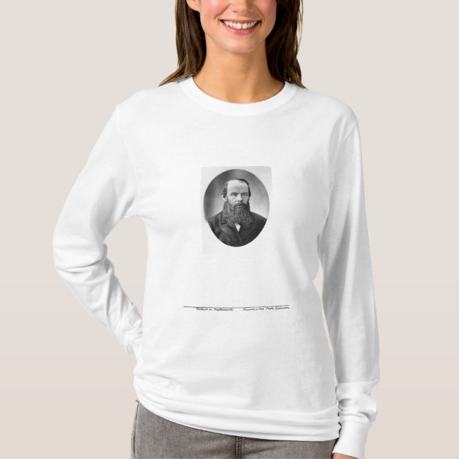 Portrait of Fyodor Mikhailovich Dostoyevsky T-Shirt (Front)
