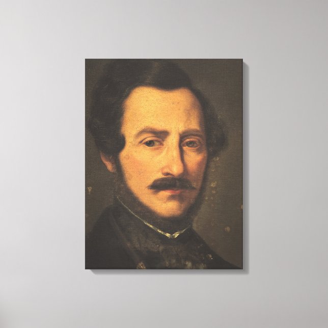 Portrait of Gaetano Donizetti Canvas Print (Front)