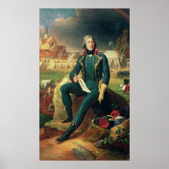 Portrait of General Louis-Lazare Hoche Poster (Front)