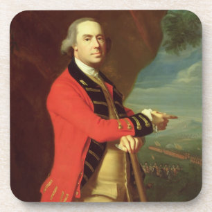 Portrait of General Thomas Gauge, c.1768 (oil on Coaster